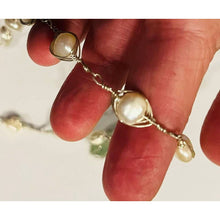 Load image into Gallery viewer, Sea Foam Green Sea Glass Pendant in Sterling Silver Fishnet (large size sea glass)