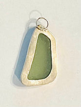 Load image into Gallery viewer, Sea Foam Green Pendant (medium size sea glass)