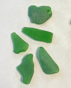 Emerald Green Sea Glass (large)